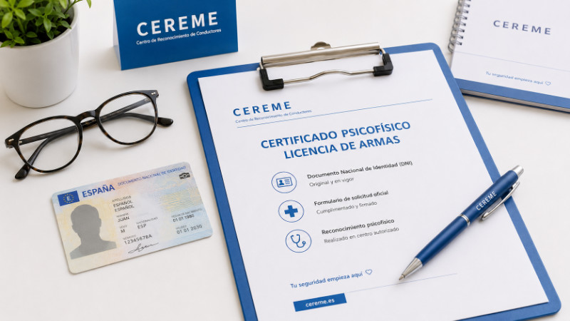 documentacion-certificado-medico-licencia-armas Documentación para certificado médico de licencia de armas