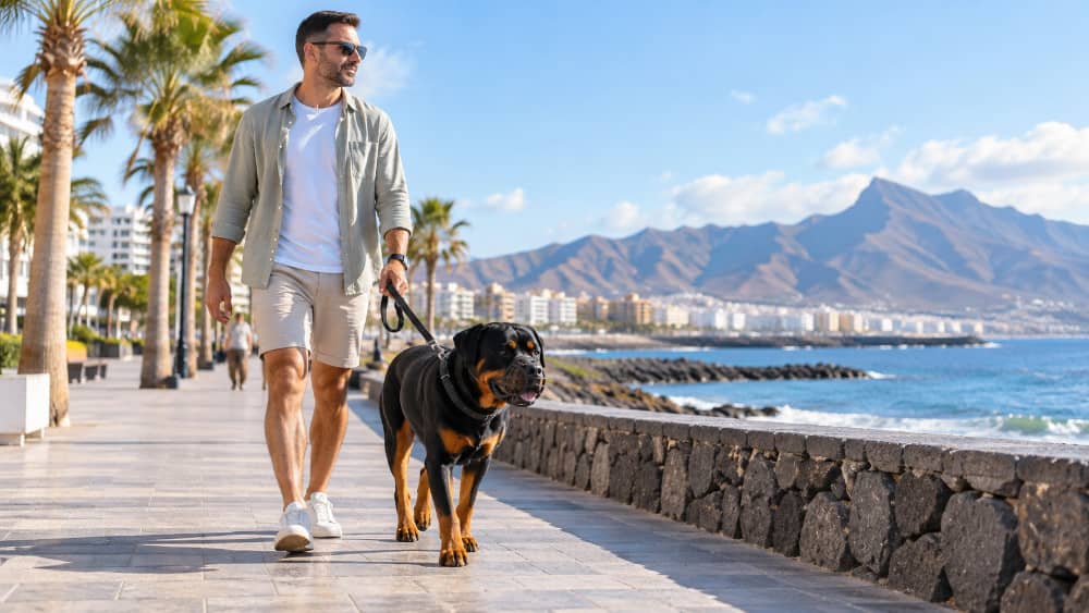 Licencia para perros potencialmente peligrosos en Canarias